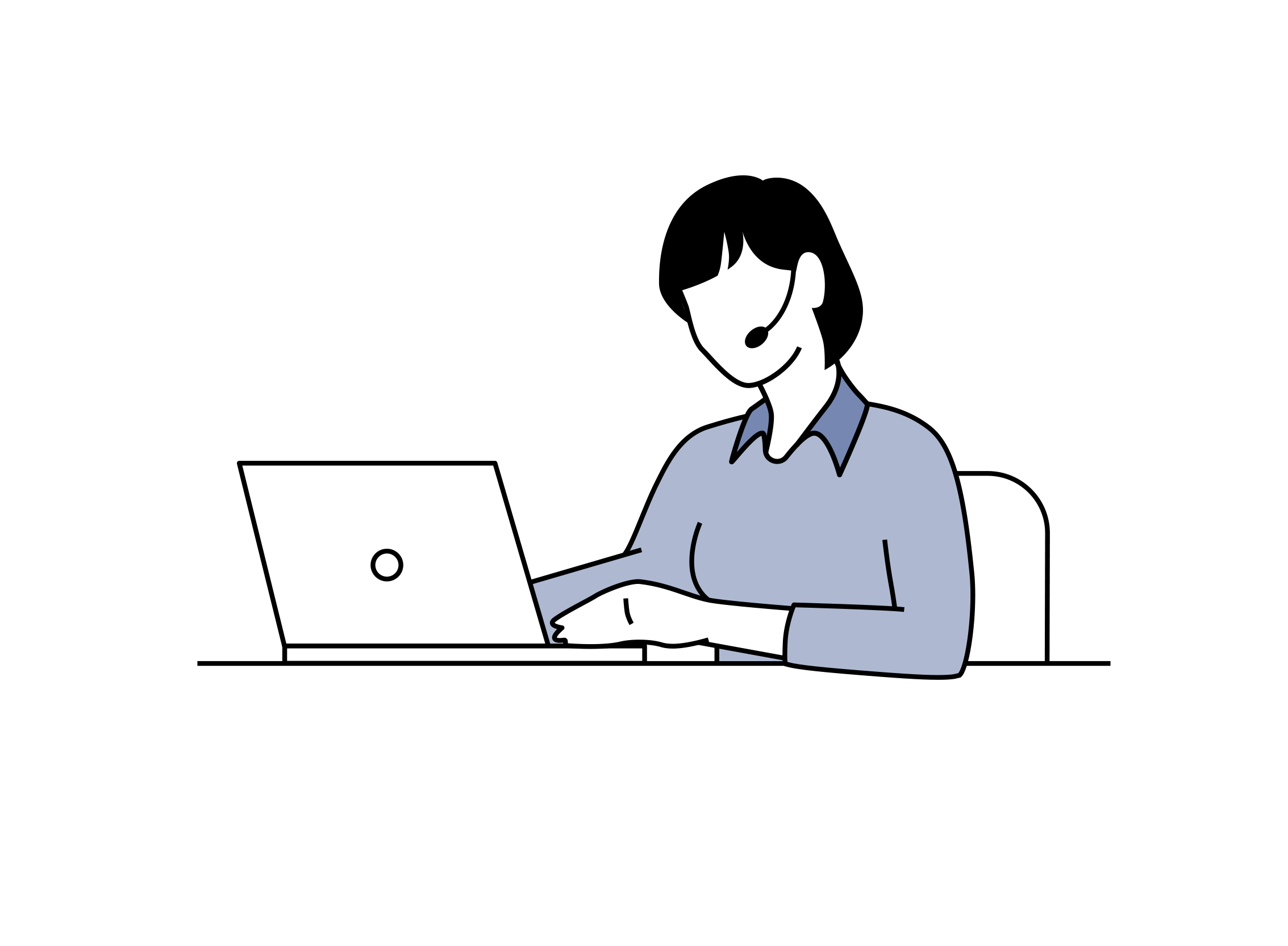 PF Icons_woman on laptop