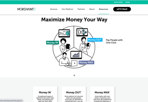 MerchantE Homepage